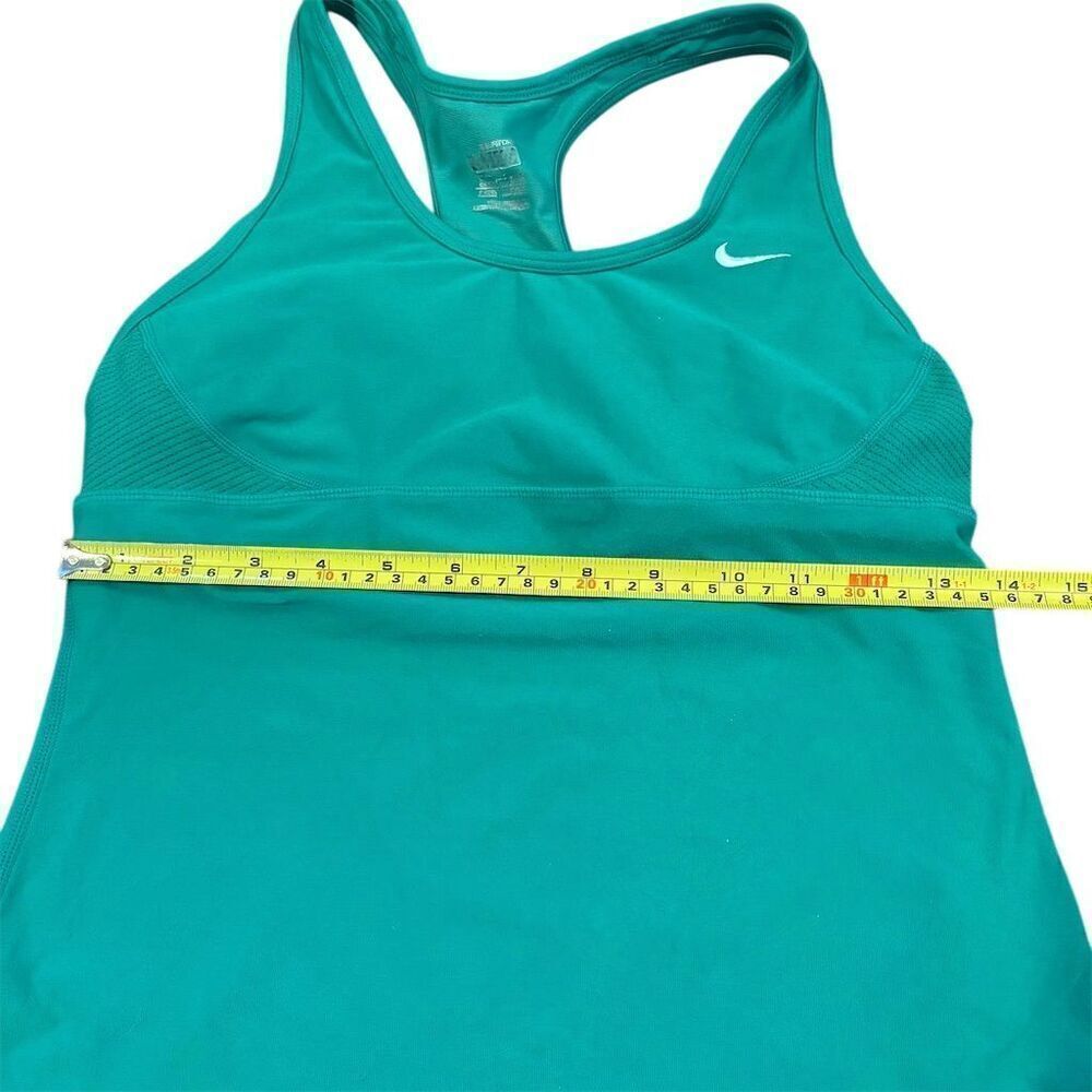 Nike Women's Blue Dri-FIT Racerback Tank Top Size M Athletic Fit - Picture 10 of 11